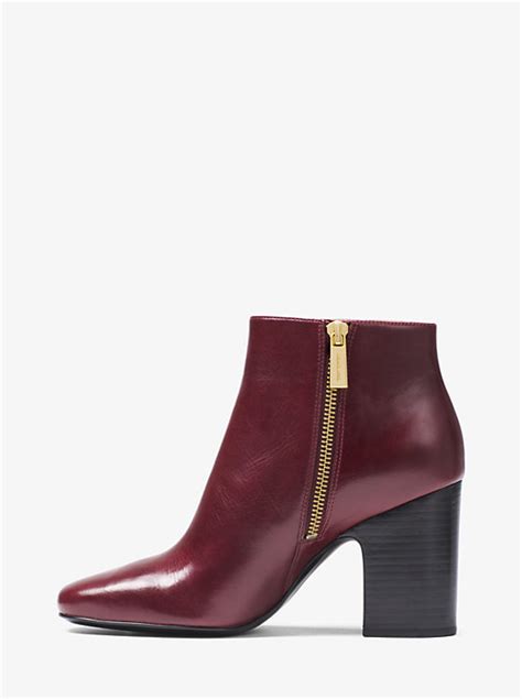 Elaine Leather Bootie 